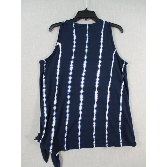 Chaps Womens Tie-Dye Side Tie Tank Top Women Size L/G - Picture 7 of 8